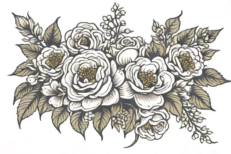 Birth Flower Bouquet