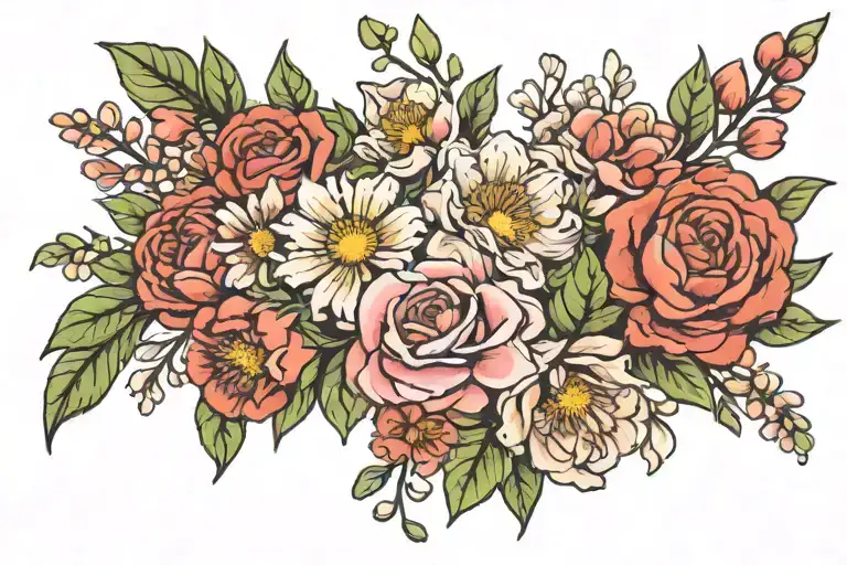 Birth Flower Bouquet