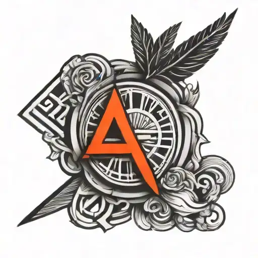 Single Line Art Of The Autobahn Symbol