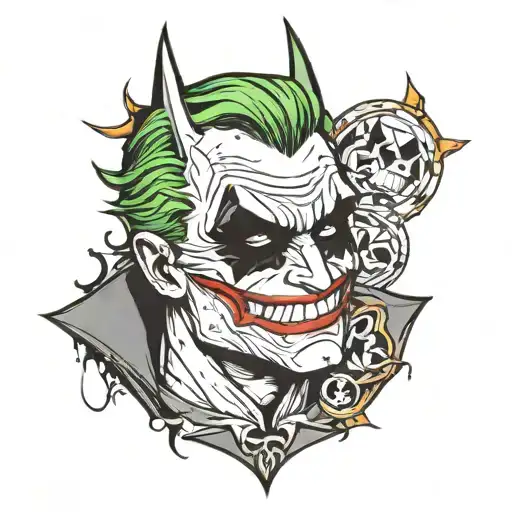 Half Batman Half Joker