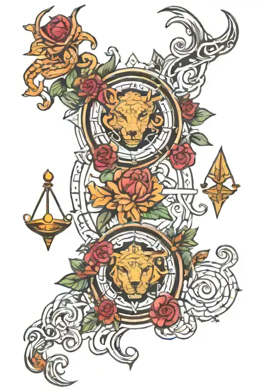 Libra Leo Cancer Taurus Together