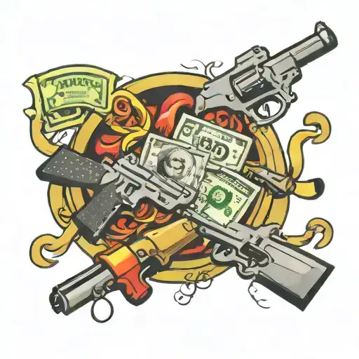 Money And Guns Money Drugs