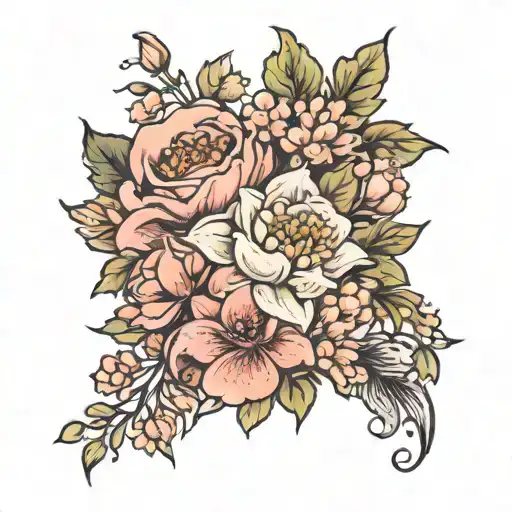 Birth Flower Bouquet