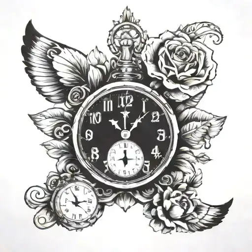 Time Clock With Date From My Daughter