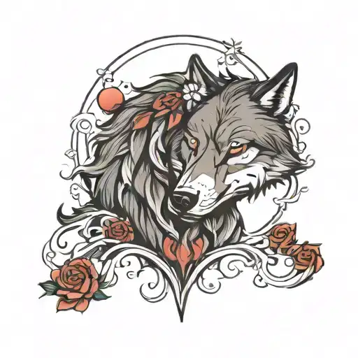 Serene And Confident Wolf