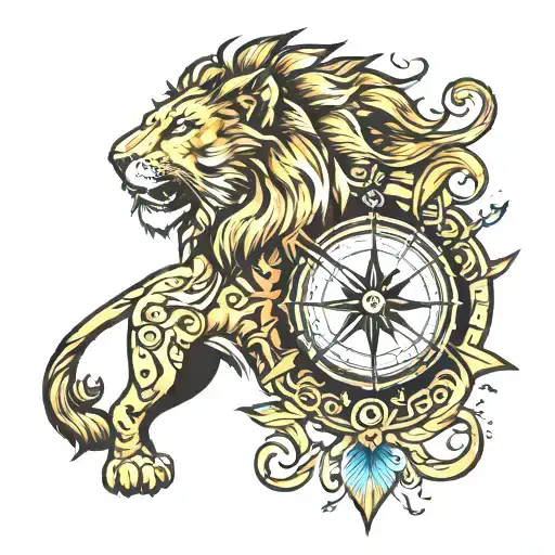 Compass A Lion