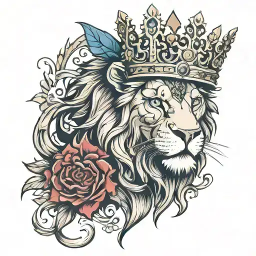 Ukrainian Scottish Lion With A Crown