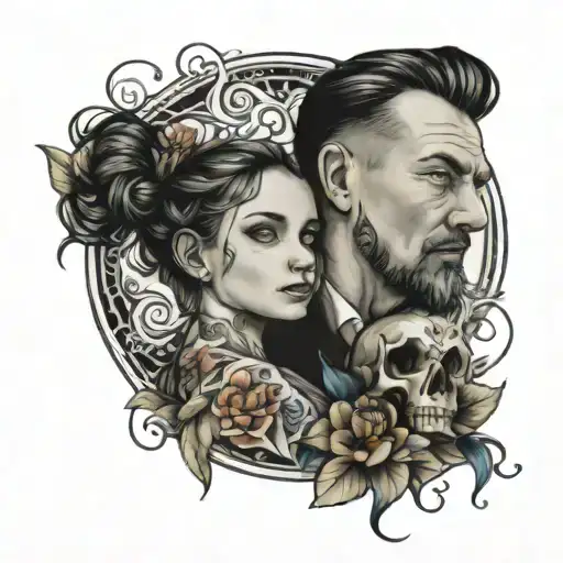 Dad And Daughter Surrounded