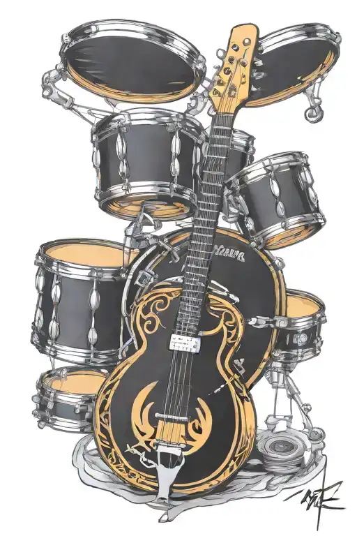 Drums Electric Guitar