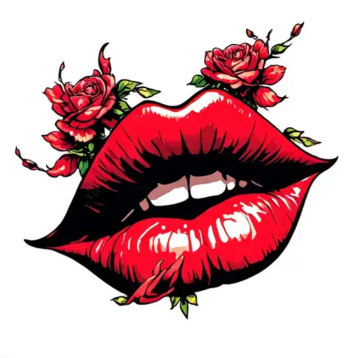 Heaven Clouds Cupids Kiss Lips