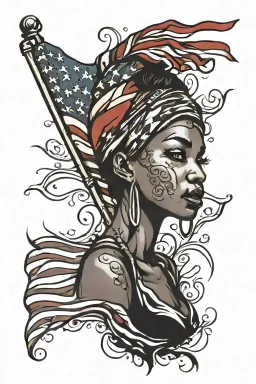 African American Flag