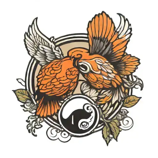 Buffalo Wing Jelly Bean Ying Yang Symbol