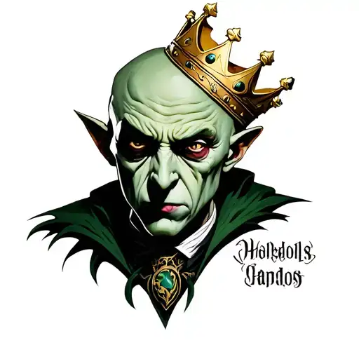 Voldemort Wearing A Crown
