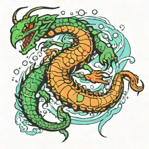 Zodiac Scorpion In Water Dragon