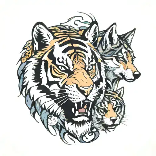 Tiger & Husky