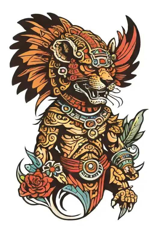 Aztec Jaguar Warrior