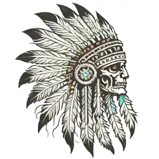 Undead Indian Headress