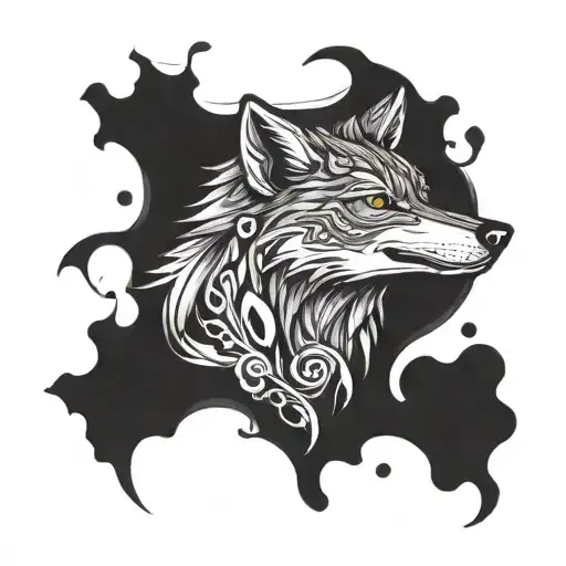 Chaos And Calm Wolf