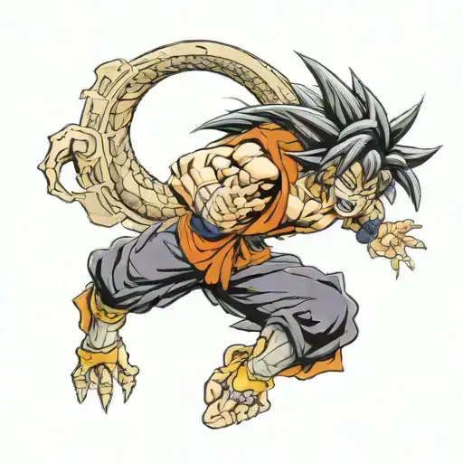 Skulll Goku Dragon Ball