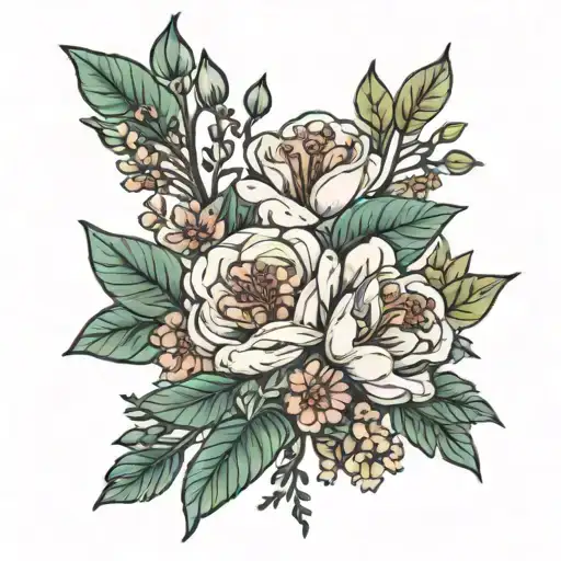 Birth Flower Bouquet