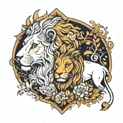Half Lion And Lamb