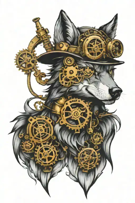 Steampunk Wolf