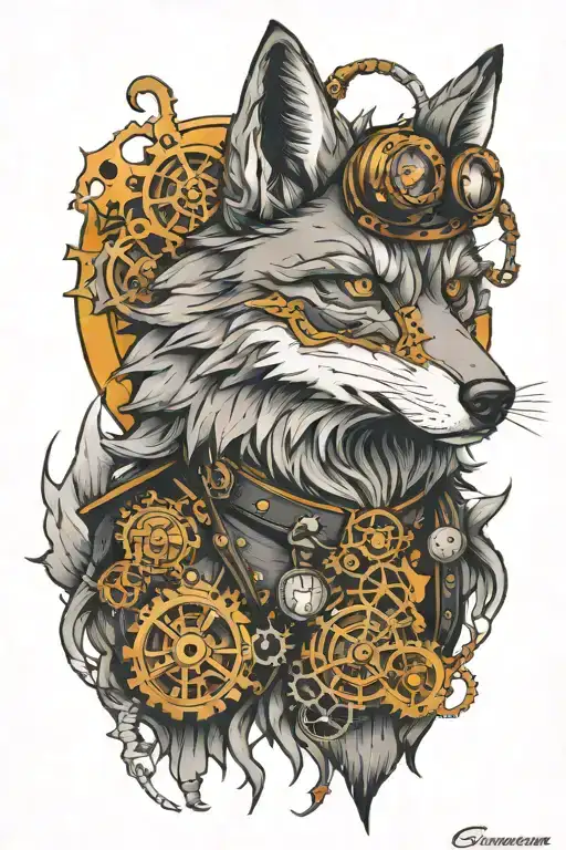 Steampunk Wolf