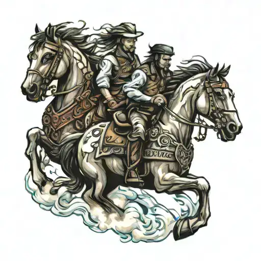 4 Horse Apocalypse Riders