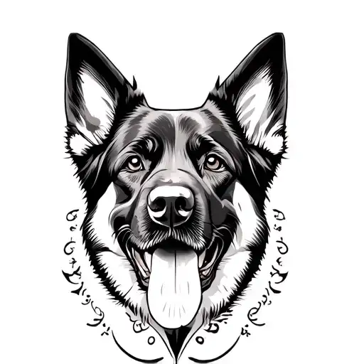 Black German Shepherd