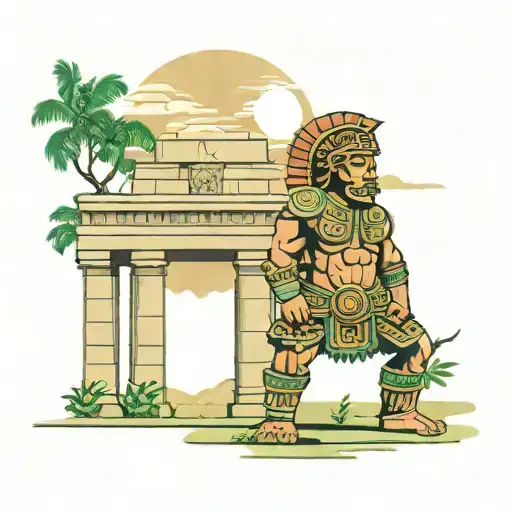 Olmec Chichen Itza Jungle Background