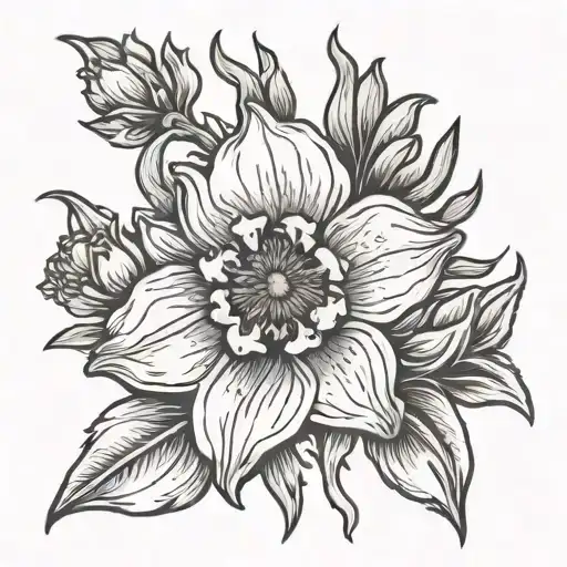 Daffodil Daisy Larkspur Poppy