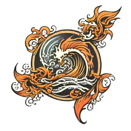 Wind Fire Water Waves