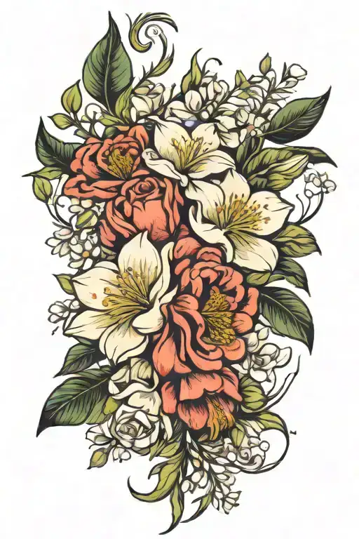 Birth Flower Bouquet