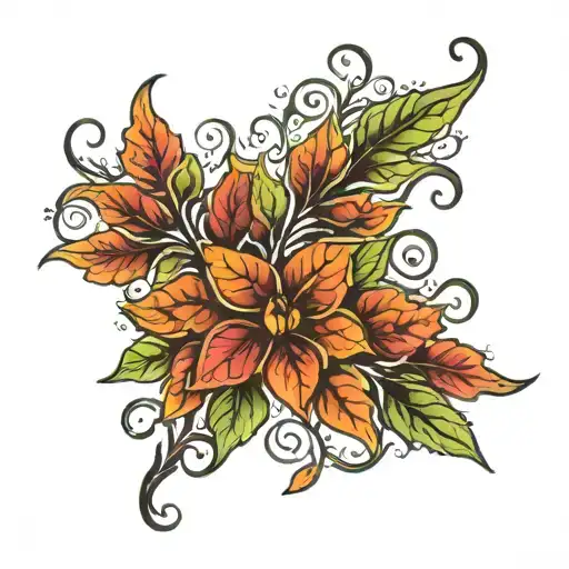 Vine Wrapping With Leaves