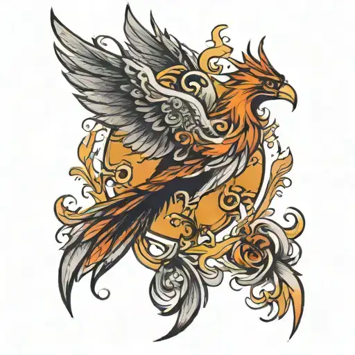 Phoenix Wings Spread