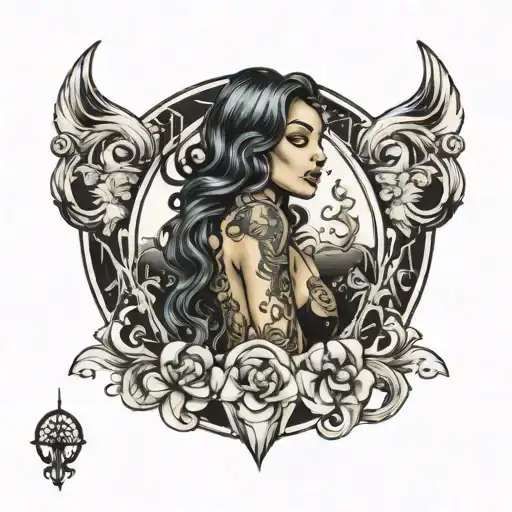 Black Aquarius Woman