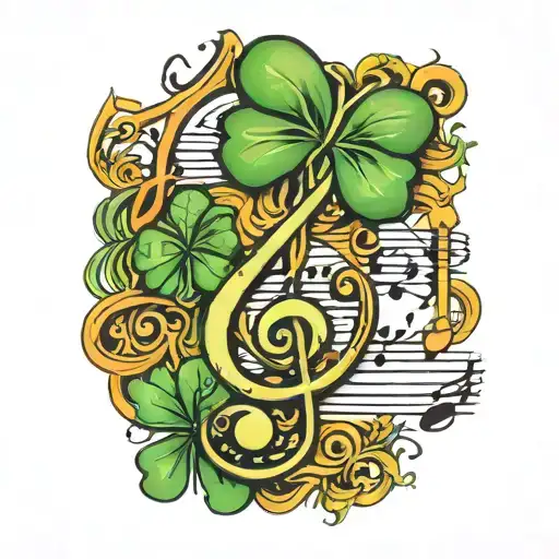 Shamrock Music Notes