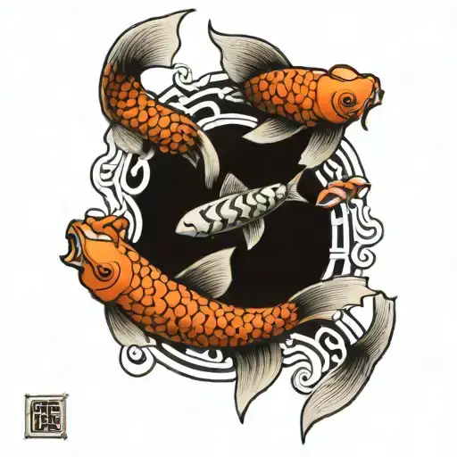 Koi Fish And Maze