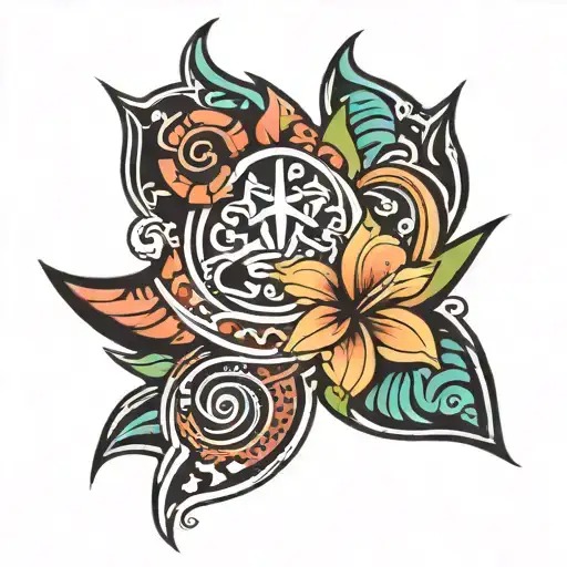 Hawaii Tribal Shoulder