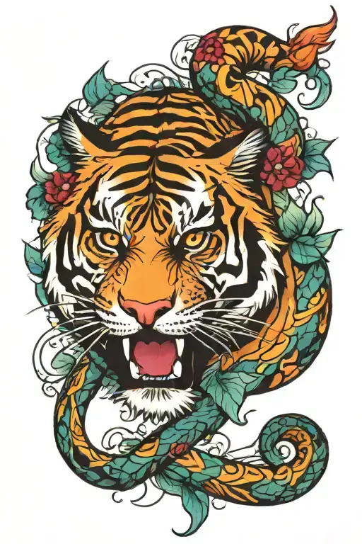 Tiger N Snake Wrapped