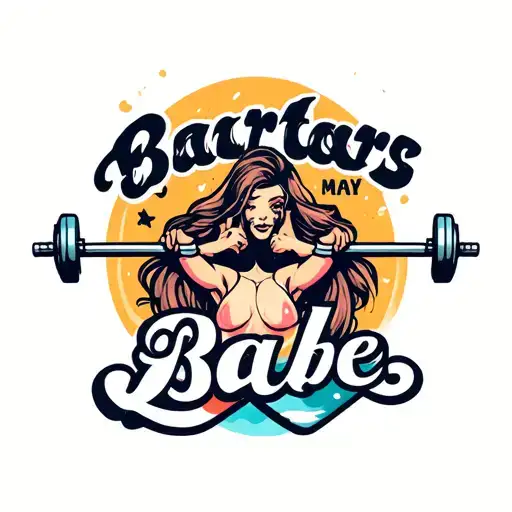 Barbell Babe Quote Incorporated Symbolizing