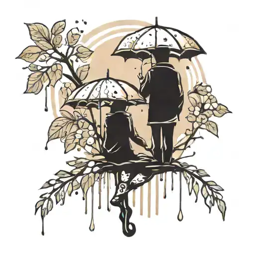 Rain And Date Sapling