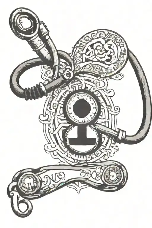 Stethoscope Wrapped With Dog Tag