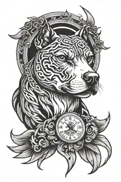 Pitbull Watch Eagle Cobra With Crescent