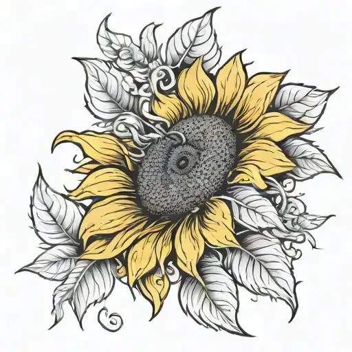 Sunflower Without Leaves
