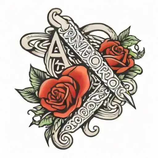 The Word Amor With Shoelaces Tied Together