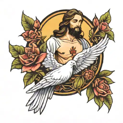 Jesus And Dove