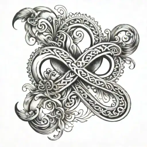 Infinity With Indian Rupees