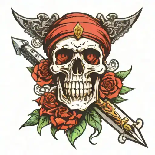 Skull And Dagger Piercing