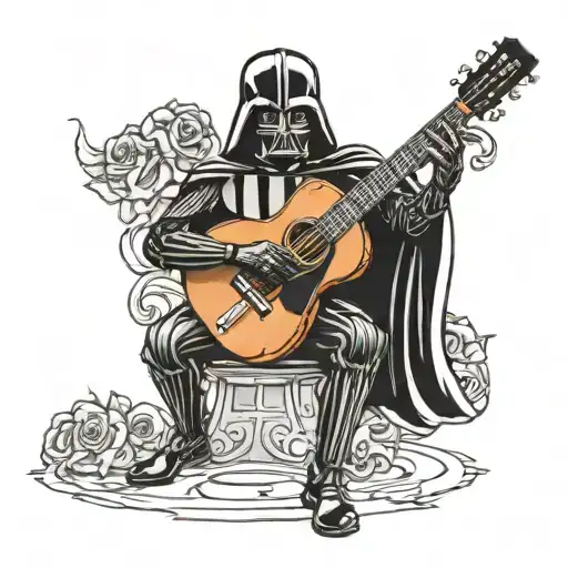 A Darth Vader Play Guitar In Highway To Hell